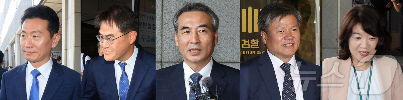 (서울=뉴스1) 김진환 기자 = 윤석열 전 대통령의 부인 김건희 여사 의혹 관련 사건을 맡은 민중기 특검팀이 18일 오후 서울중앙지방검찰청에서 박승환 검사장 직무대리와의 면담을 마 …