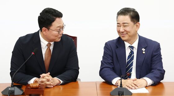 천하람 원내대표 예방하는 김병기 원내대표