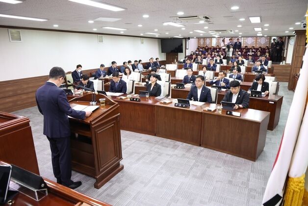 순천시의회, 종합스포츠파크 부지매입 등 38개 안건 의결