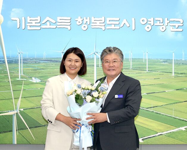 비례승계 손솔 국회의원 영광 방문…"고향발전 노력"