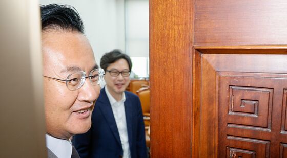유상범 원내수석 '與 원내수석과 회동'