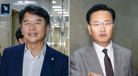 여야 원내수석 '원 구성 논의'