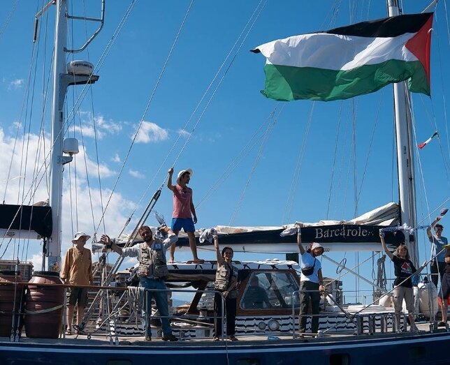 본문 이미지 - 가자지구행 선박 마들린. 사진은 &#39;가자 자유선단 연합&#39; 인스타그램 갈무리. 2025.06.02.