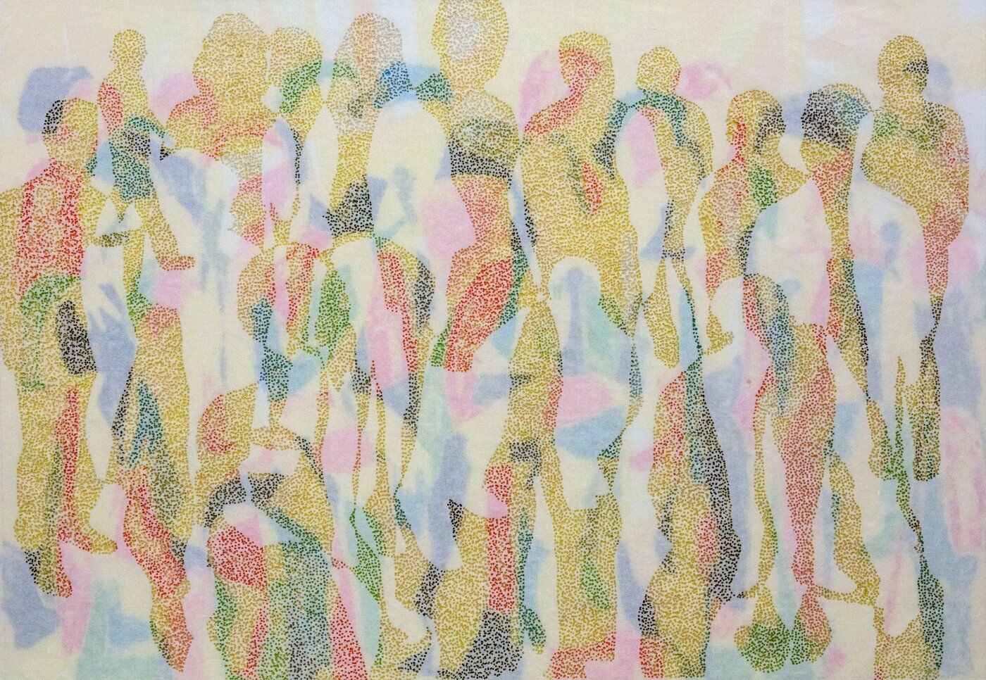 본문 이미지 - 이길우 All kinds of things025-8 2025 80x110 cm Incense, Mixed media on hanji paper &#40;선화랑 제공&#41;