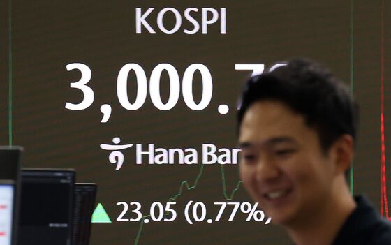 '3000피' 찍자 외국인·기관 쌍끌이 매수…차익실현 나선 개미