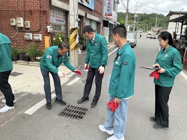 합천군, 집중 호우 대비 침수취약지역·재해위험시설 점검