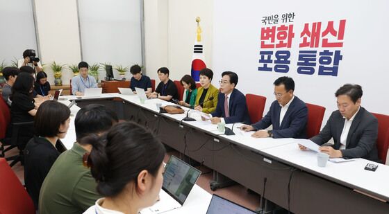 송언석 원내대표, 대통령·여야 지도부 오찬 관련 기자간담회