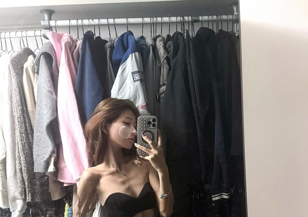 '96→41㎏' 최준희 "살 호로록 빠져"…가슴뼈 드러난 스키니 몸매