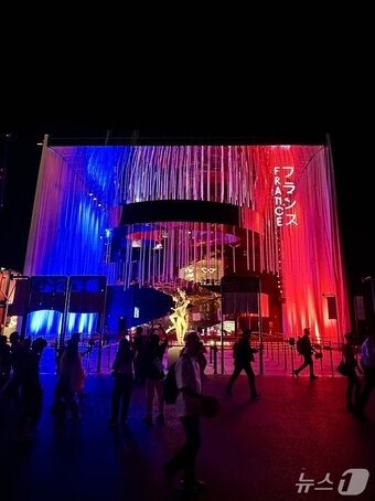 본문 이미지 - 프랑스 파빌리온ⓒ News1 윤슬빈 기자