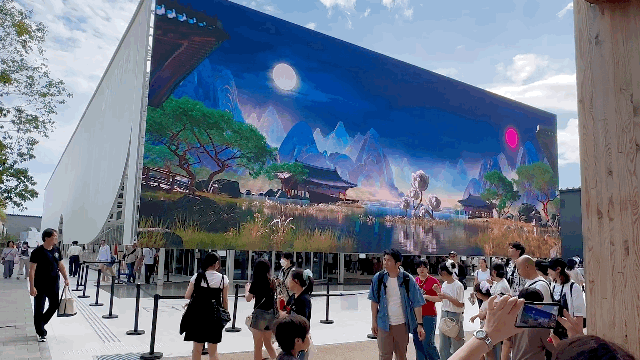 본문 이미지 - 한국 파빌리온 외관ⓒ News1 윤슬빈 기자