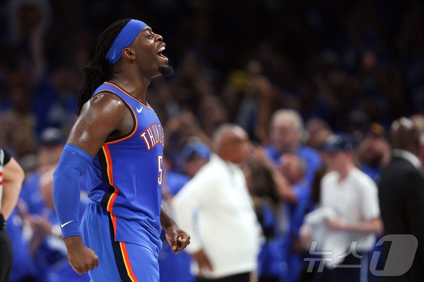 본문 이미지 - NBA 오클라호미시티가 창단 첫 파이널 우승을 차지했다. ⓒ AFP=뉴스1