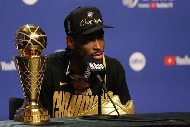'NBA 파이널 MVP' 길저스-알렉산더 "우리 모두의 승리"
