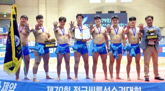 전국씨름선수권 대학부 우승한 경기대