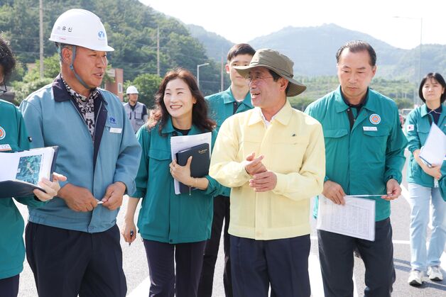 정인화 광양시장, 주요 도로·교통 개선 현장 집중 점검