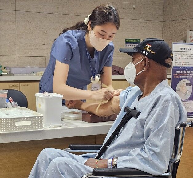 6·25 75주년…계명대 동산의료원, 에티오피아·필리핀 참전용사 검진