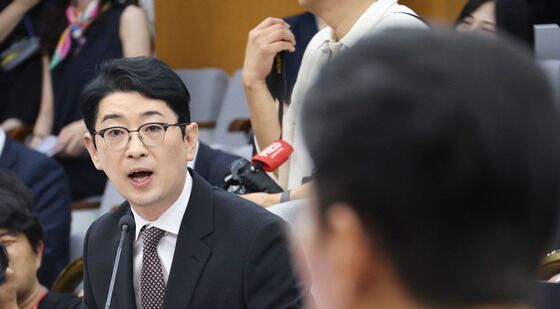 김민석 후보자에게 질의하는 주진우