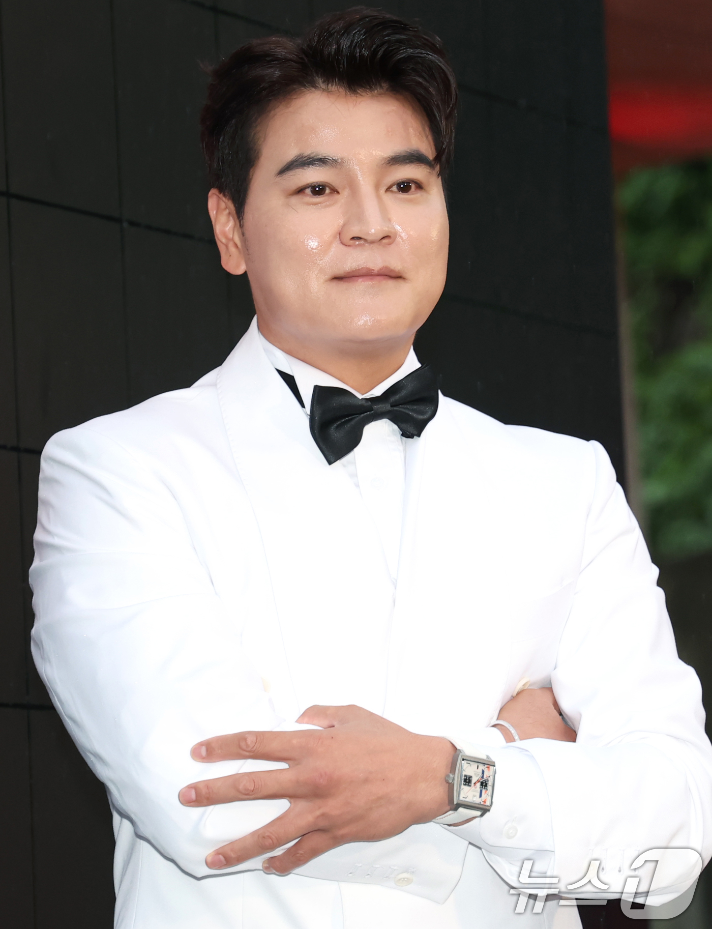 (서울=뉴스1) 권현진 기자 = 전 야구선수 추신수가 25일 서울 오후 마포구 문화비축기지에서 열린 ‘태그호이어 갈라 디너 이벤트’에 참석해 포즈를 취하고 있다. 2025.6.25 …