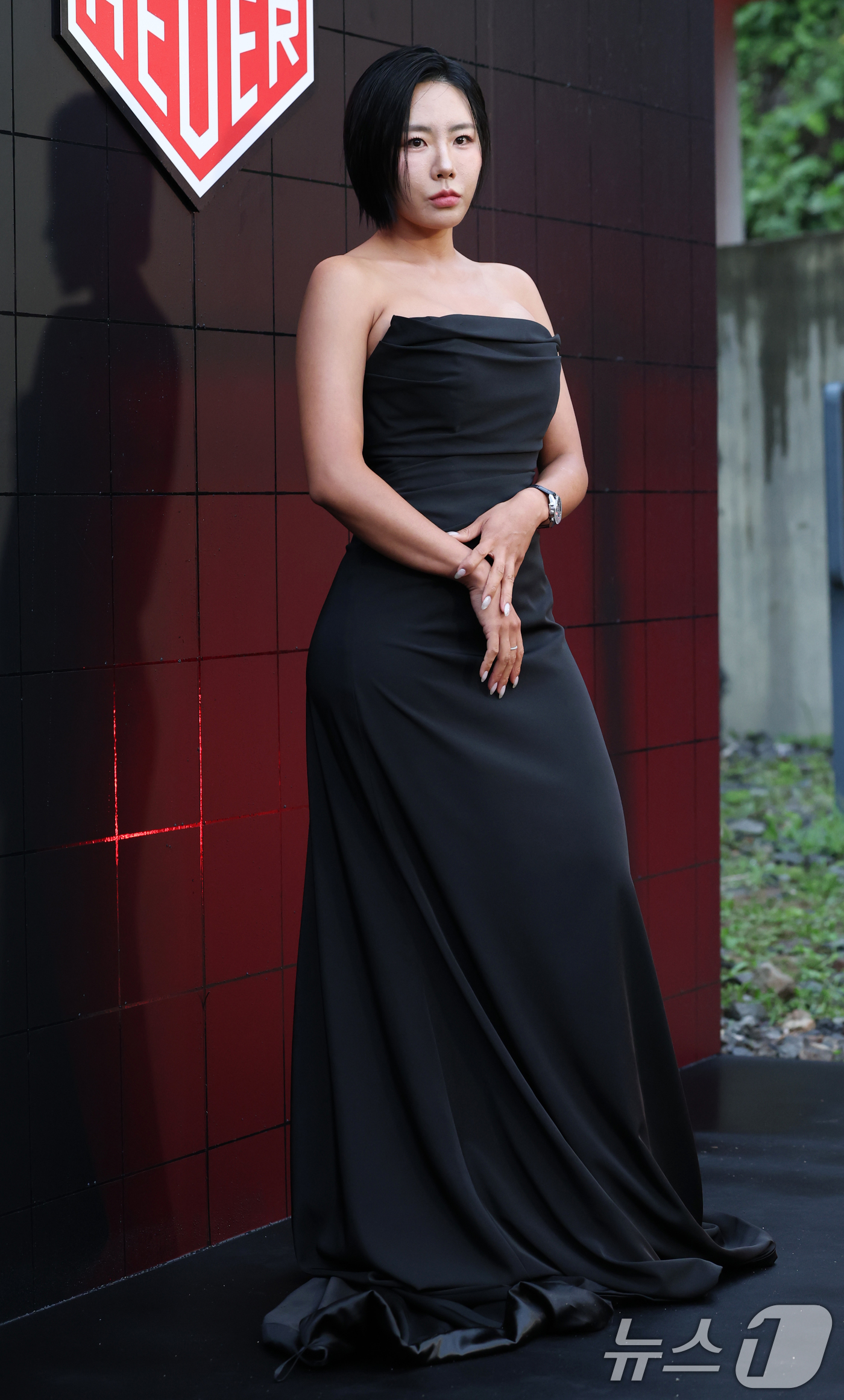 (서울=뉴스1) 권현진 기자 = 전 스피드스케이팅 선수 이상화가 25일 서울 오후 마포구 문화비축기지에서 열린 ‘태그호이어 갈라 디너 이벤트’에 참석하고 있다. 2025.6.25/ …