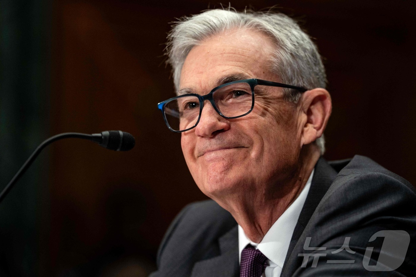 포토]美 상원 청문회 출석한 제롬 파월 연준 의장 - 뉴스1