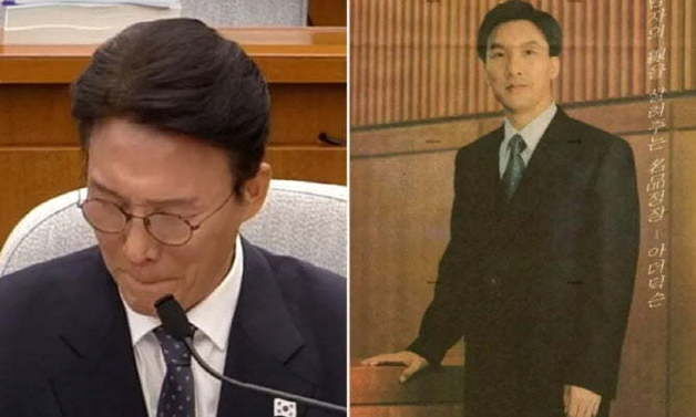 '2대 8 가르마' 김민석 정장광고 등장에 두 눈 질끈…"모델료 2억"