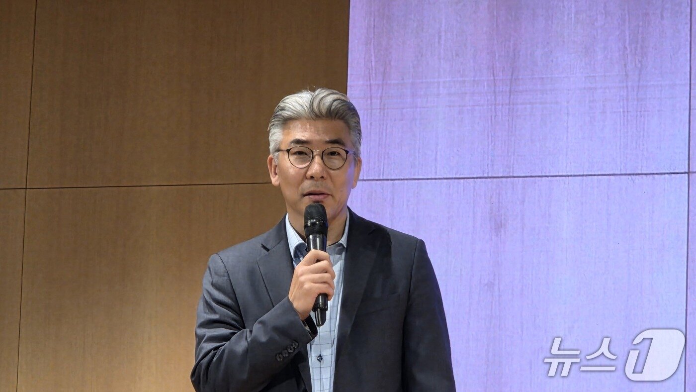 본문 이미지 - 이호준 삼성SDS 클라우드서비스 사업부장 부사장이 생성형 AI 미디어데이에서 발언하고 있다. 2025.6.26 뉴스1 ⓒ News1 김민석 기자4