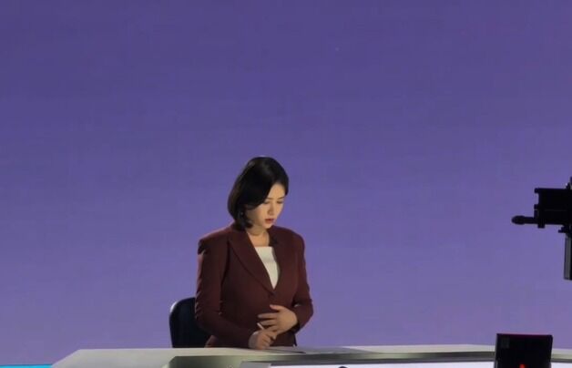 "배부른 앵커 낯설겠지만"…'뉴스룸' 한민용, 임신 고백