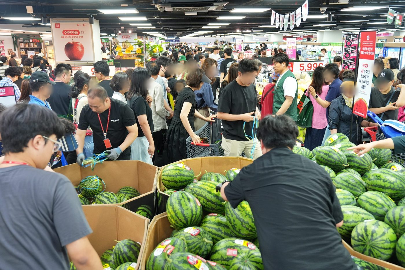 본문 이미지 - 그랑그로서리 구리점.(롯데마트 제공).  