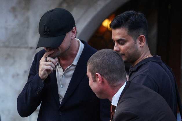 [포토] 베이조스 결혼식 참석하는 디카프리오