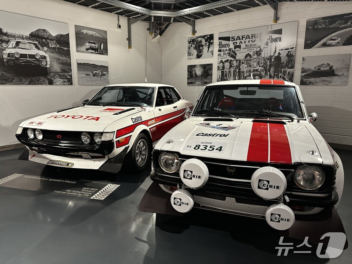본문 이미지 - 토요타 가주 레이싱 박물관에 전시된 랠리 차량 모습.ⓒ 뉴스1 이동희 기자 