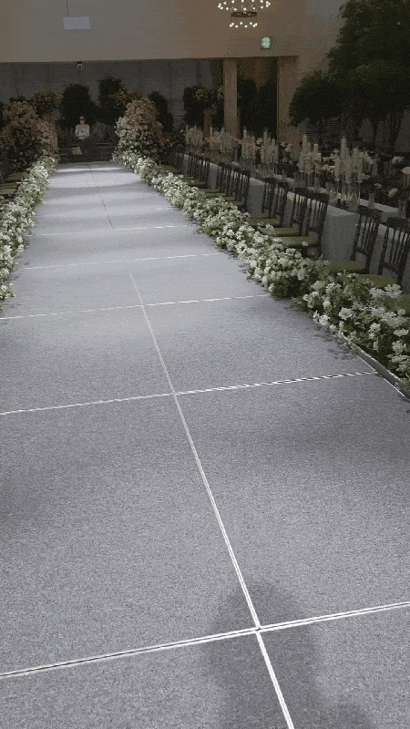 본문 이미지 - 화동 리허설하는 나롱이(나롱맘 제공) ⓒ 뉴스1