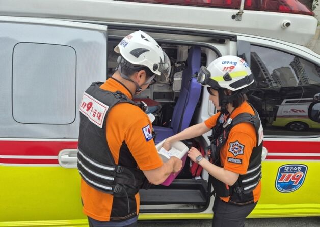 "시민 건강 우선"…대구소방, 9월까지 '폭염구급대' 운영