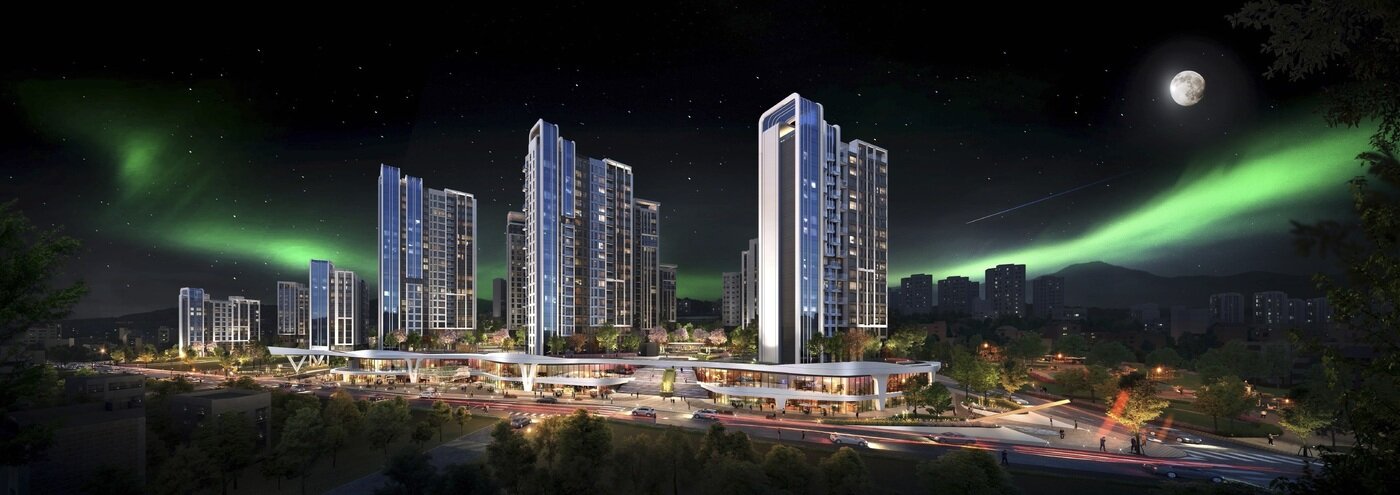 본문 이미지 - 미아9-2구역 재건축사업지 투시도.&#40;현대건설 제공&#41;