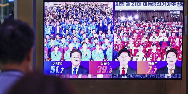 [출구조사] 전북, 이재명 79.6% 김문수 11.8% 이준석 6.7%