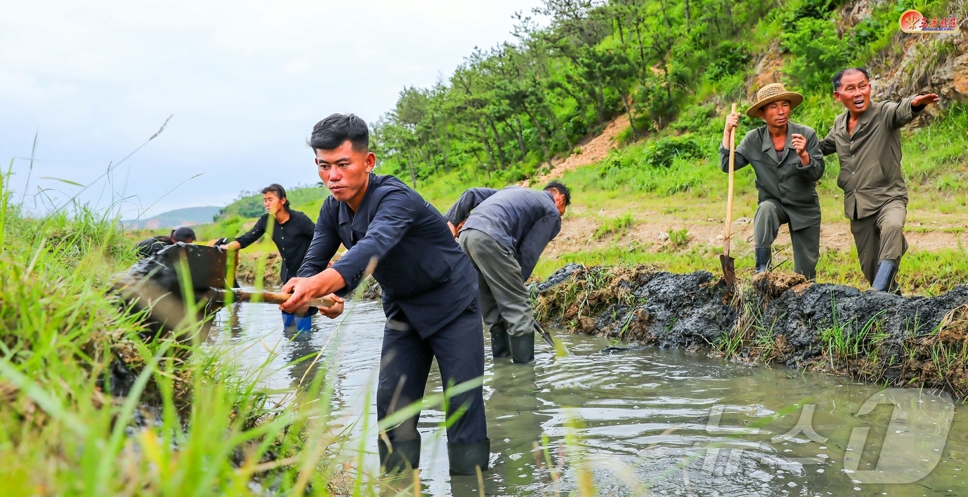 (평양 노동신문=뉴스1) = 북한 노동당 기관지 노동신문은 30일 "자연재해를 최소화하는 것은 한 해 농사성과와 관련되는 매우 중요한 문제"라며 "자연재해방지를 위한 사업에서 요행 …
