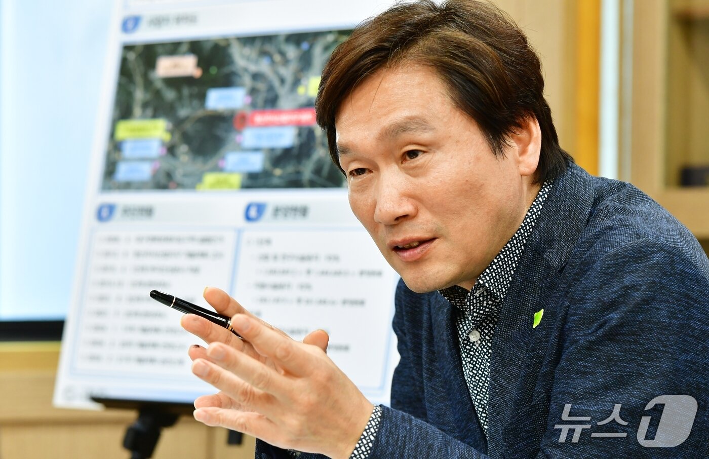 본문 이미지 - 뉴스1과 인터뷰하는 조현일 경산시장(경산시 제공. 재판매 및 DB금지)/뉴스1