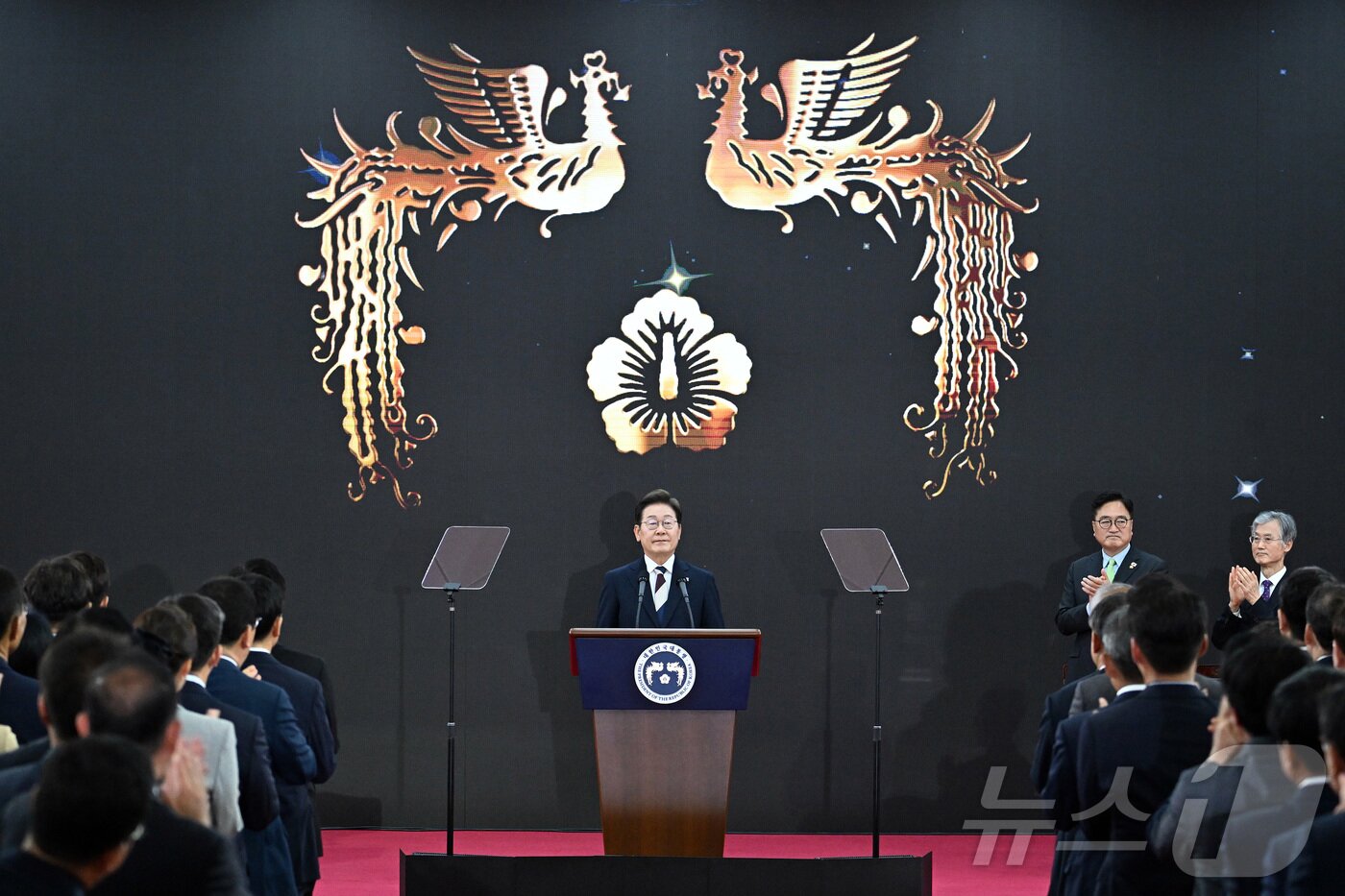 본문 이미지 - 지난 4일 국회에서 취임사를 하는 이재명 대통령 /뉴스1