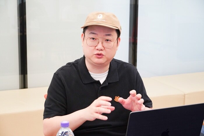 본문 이미지 - 정중제 게임사업실장이 5월 29일 판교 NHN사옥에서 인터뷰를 진행하고 있다.(NHN 제공. 재판매 및 DB금지)2025.6.5/뉴스1