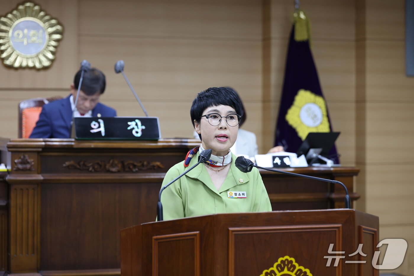 본문 이미지 - 장소미 부여군 의원.(부여군의회 제공 .재판매 및 DB금지)/뉴스1