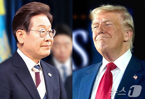 본문 이미지 - 이재명 대통령, 도널드 트럼프 미국 대통령.ⓒ News1 김초희 디자이너