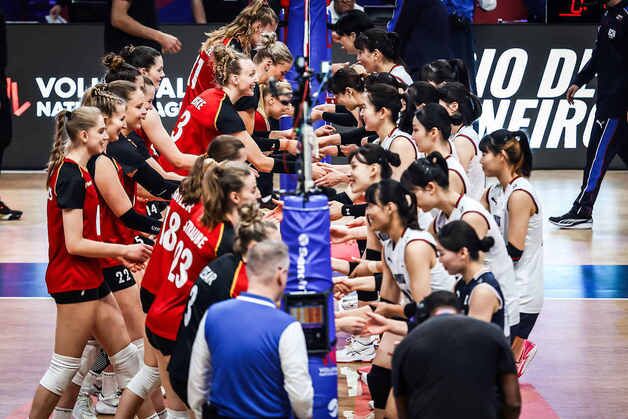 '블로킹 1-18'…여자배구 VNL 첫 경기서 독일에 0-3 패배