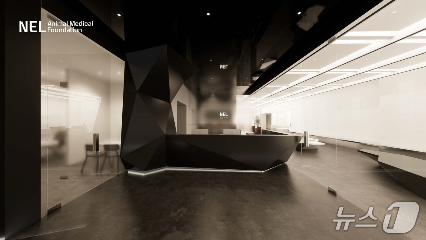 본문 이미지 - 넬동물의료센터 인포데스크, 고양이대기실 ⓒ 뉴스1