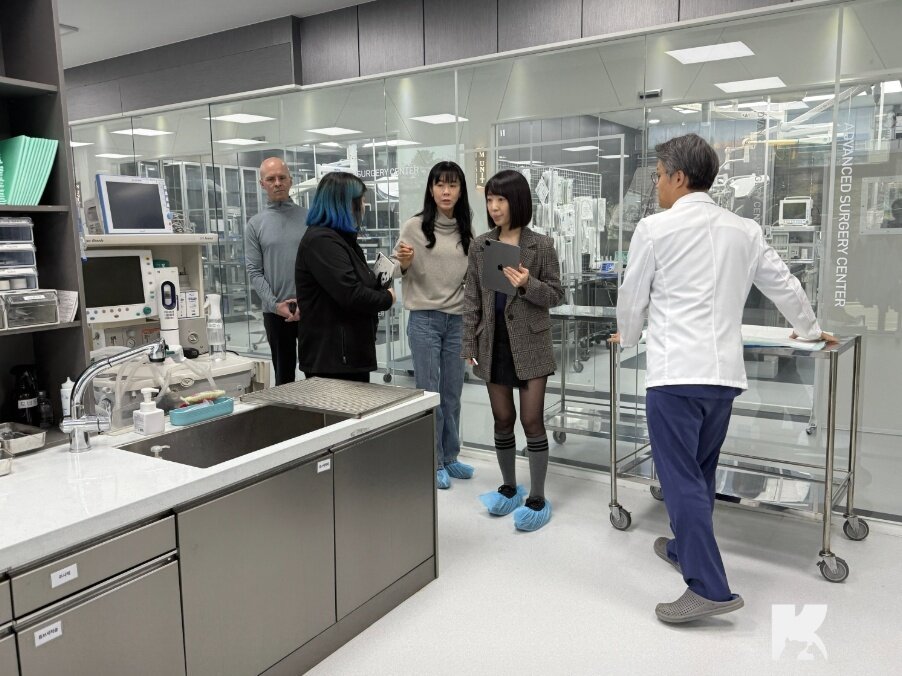 본문 이미지 - 고려동물메디컬센터에 방문해 심사하는 AAHA-KVMA 인증 평가단(고려동물메디컬센터 제공) ⓒ 뉴스1