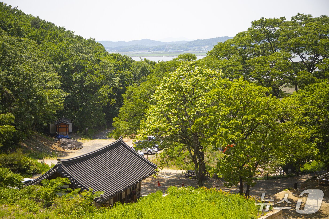 본문 이미지 - 한강과 임진강이 만나는 곳 파주시 &#39;검단사&#39;.&#40;경기관광공사 제공. 재판매 및 DB금지&#41;/뉴스1