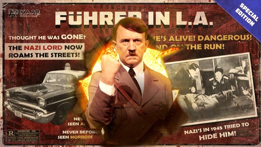 본문 이미지 -  &#39;Fuhrer in LA&#39; 접속 화면.&#40;스팀 갈무리&#41;