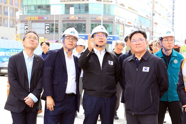 용인 항타기 전도 사고…박상우 장관 "철도 건설현장 전수조사"