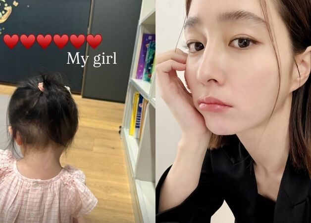 "마이 걸" 이병헌♥이민정, 18개월 딸 공개…애정 듬뿍 [N샷]