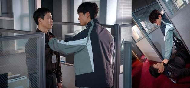 '굿보이' 박보검 각성한다…'배드보이' 오정세 멱살잡고 분노