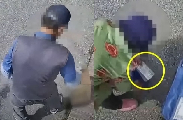 "택배 상자째 훔치는 할아버지"…카페 사장 '열불'