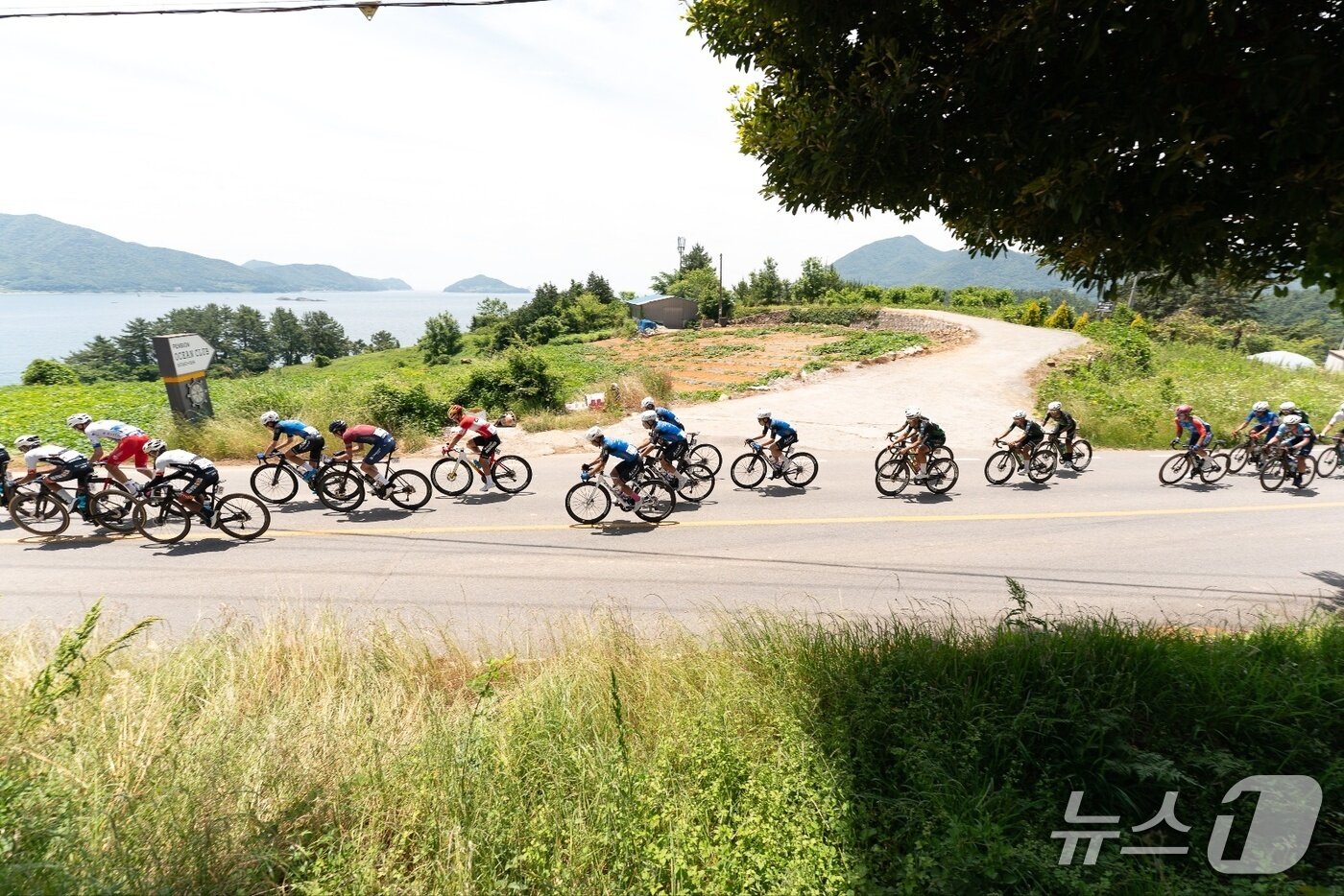 본문 이미지 - 7일 경남 남해군 일원에서 열린 '투르 드 경남 2025' 모습.(경남도 제공. 재판매 및 DB금지)