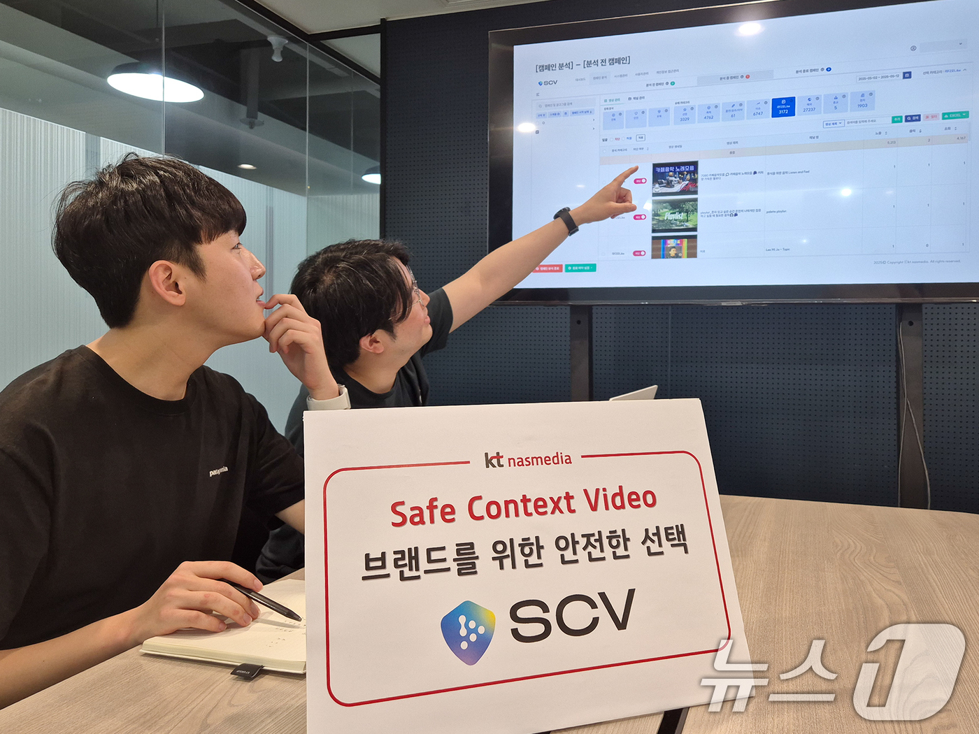 (서울=뉴스1) = KT나스미디어는 AI를 기반으로 유튜브 광고 환경에서 유해 콘텐츠를 차단하는 '세이프 컨텍스트 비디오' 서비스를 출시한다고 9일 밝혔다.KT나스미디어 데이터사이 …